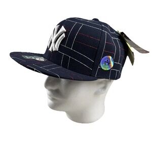 Vintage American Needle Yankees Hat Fitted 7 5/8 Baseball Cooperstown New York